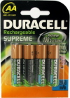 Set of 4 NiMH rechargeable batteries